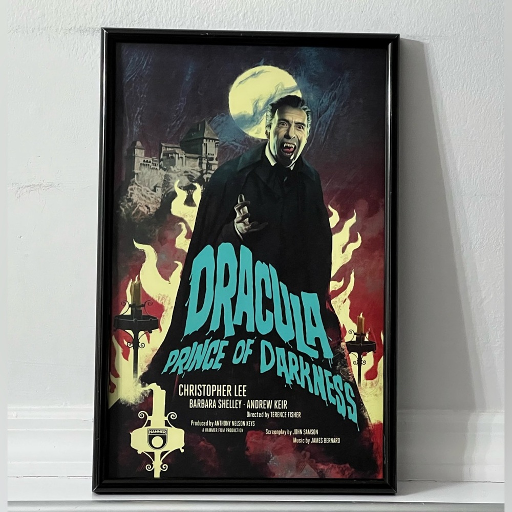Christopher Lee Dracula Poster